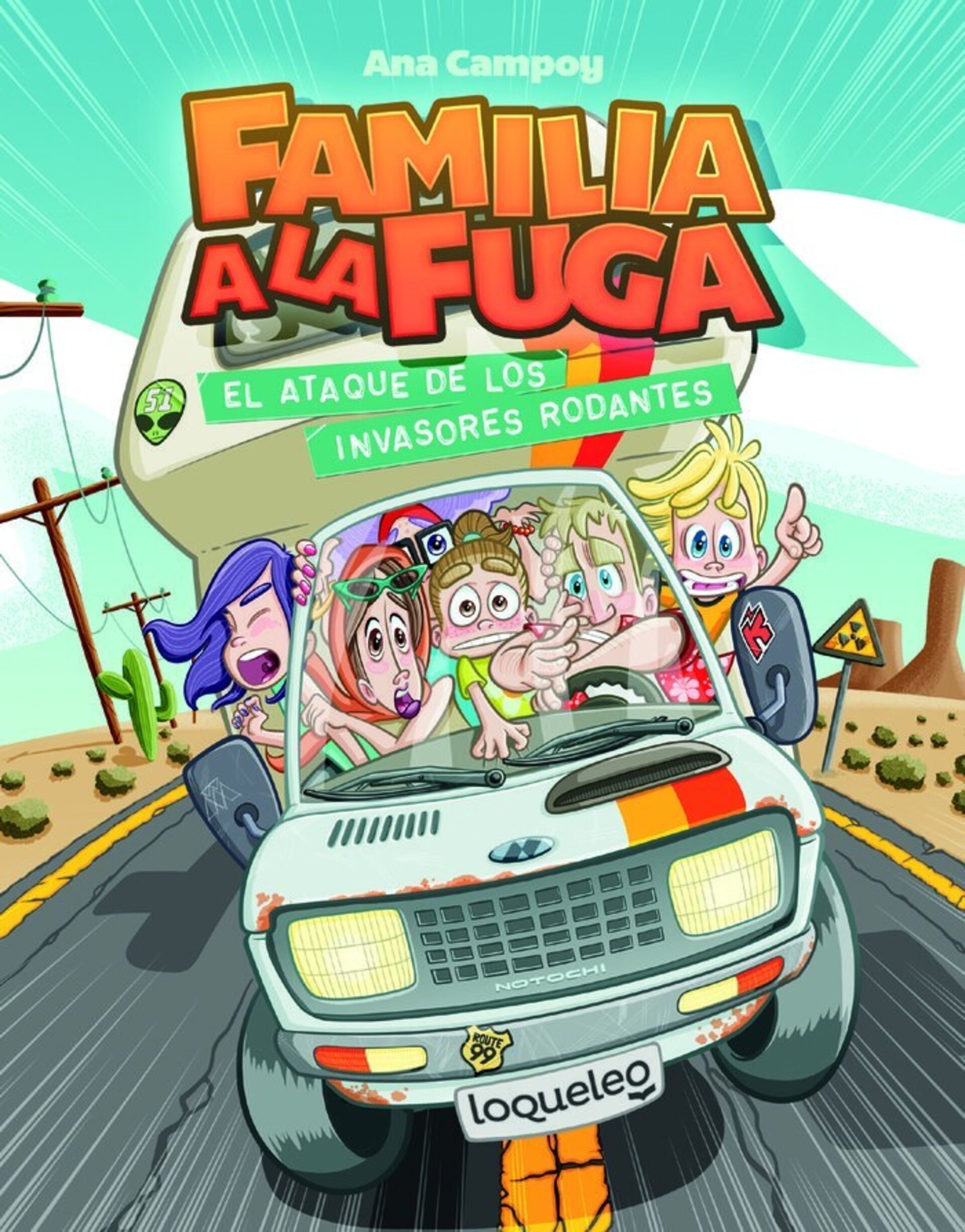 FAMILIA A LA FUGA 4. EL ATAQUE DE LOS INVASORES RODANTES - 1